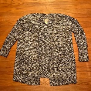 Black and white cardigan